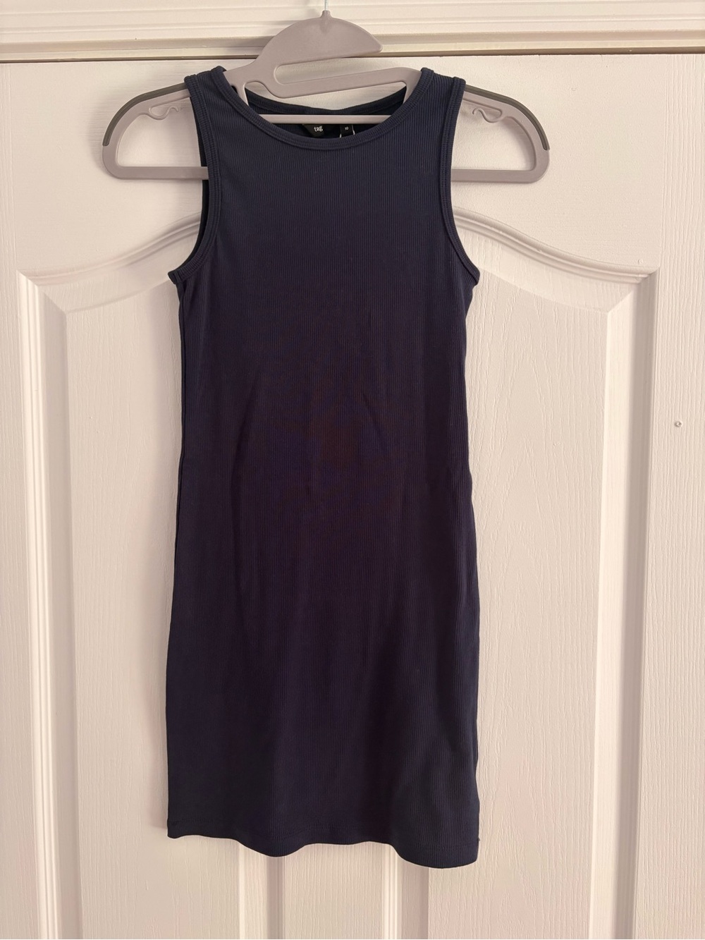 Tag Kids Navy Ribbed Tank Dress